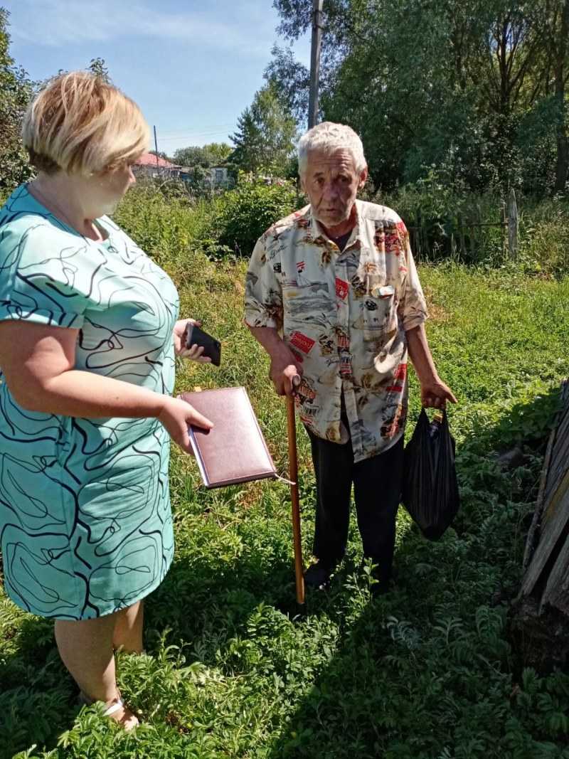 Выездное решение социальных вопросов в д. Кеславь.