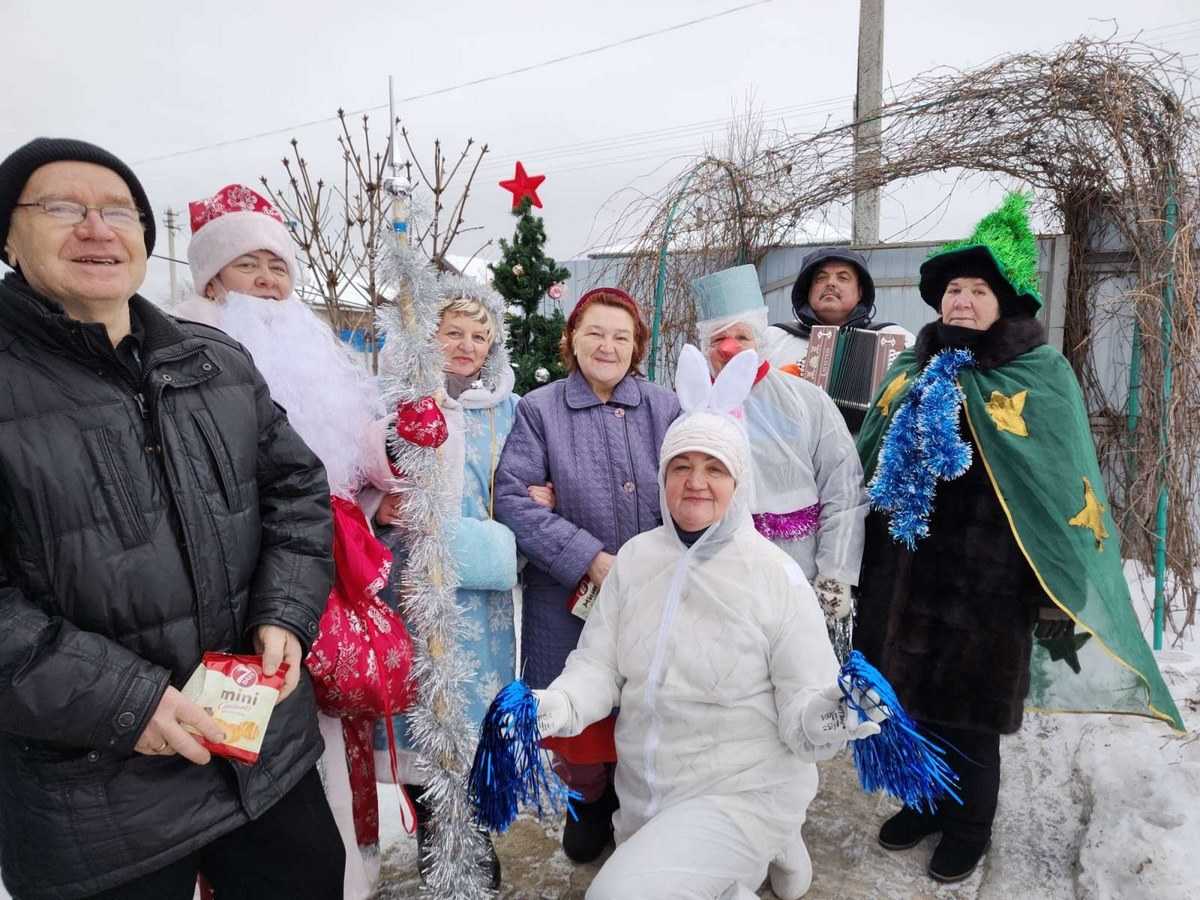 Новогодний сюрприз для жителей села Лесуново