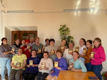 Аппликация из круп. 