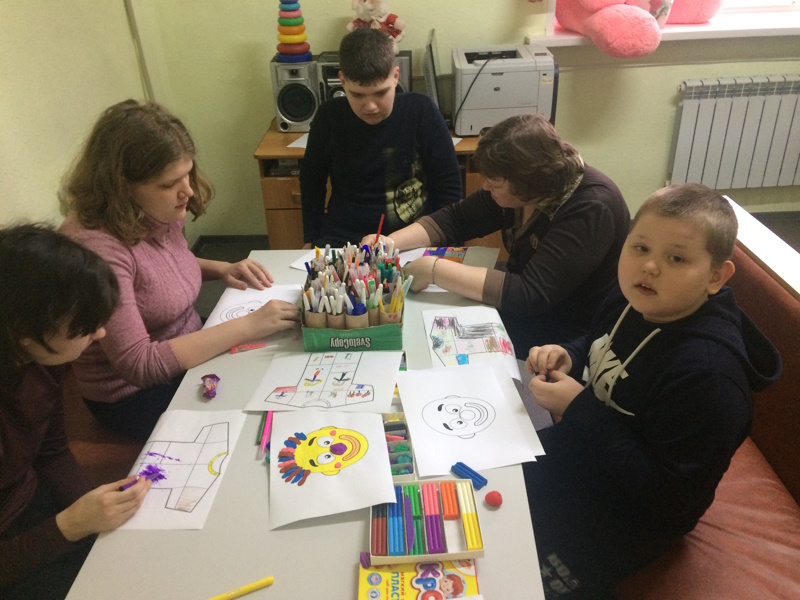 Занятие в клубе «Поверь в себя»