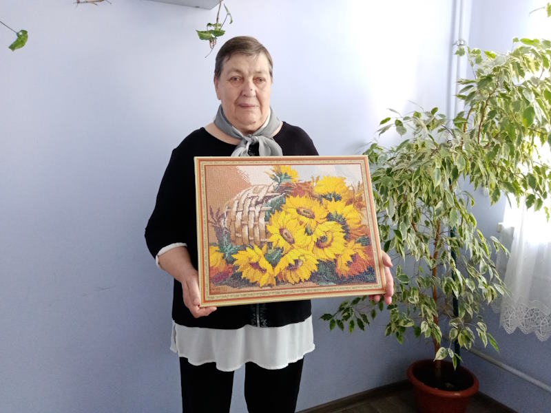 Алмазная вышивка «Солнце в корзине»